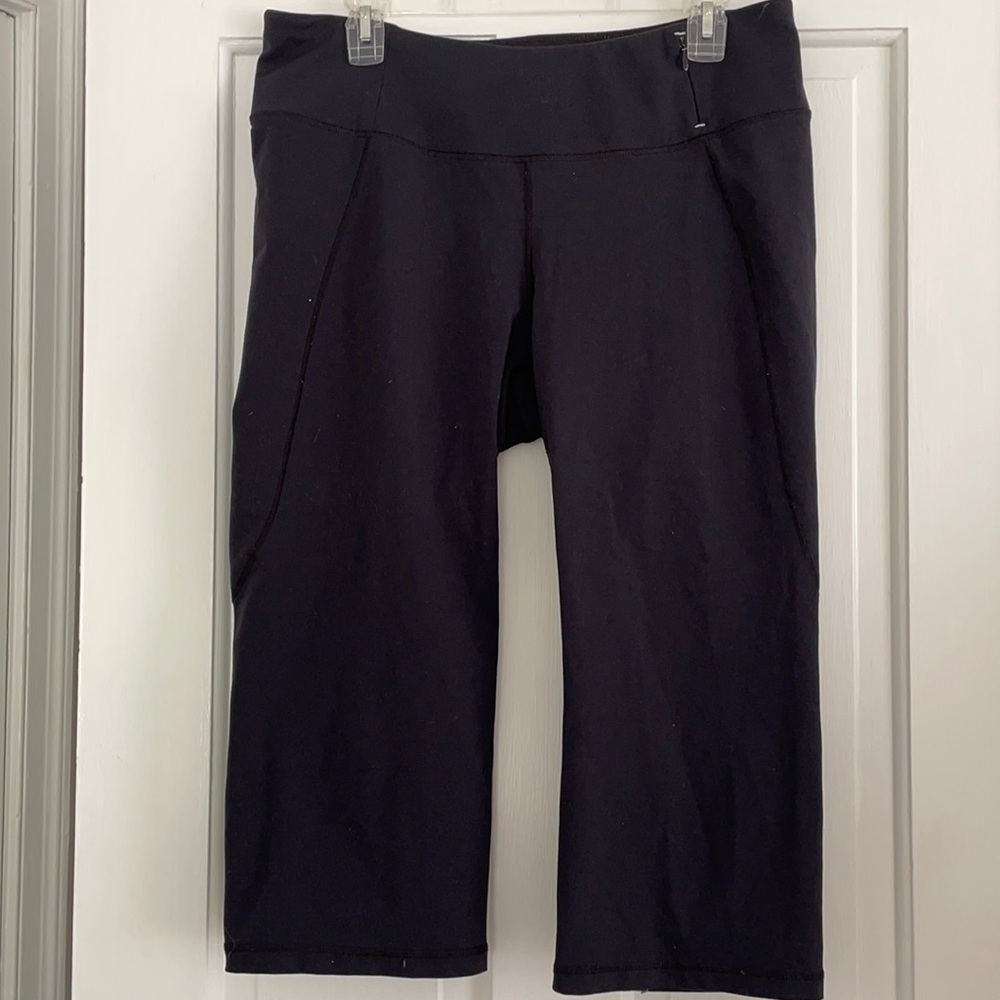 Calia by Carrie Underwood Black Cropped Pants XL